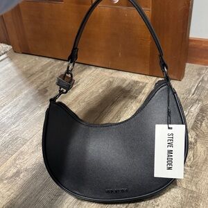 Steve Madden Black Shoulder Bag